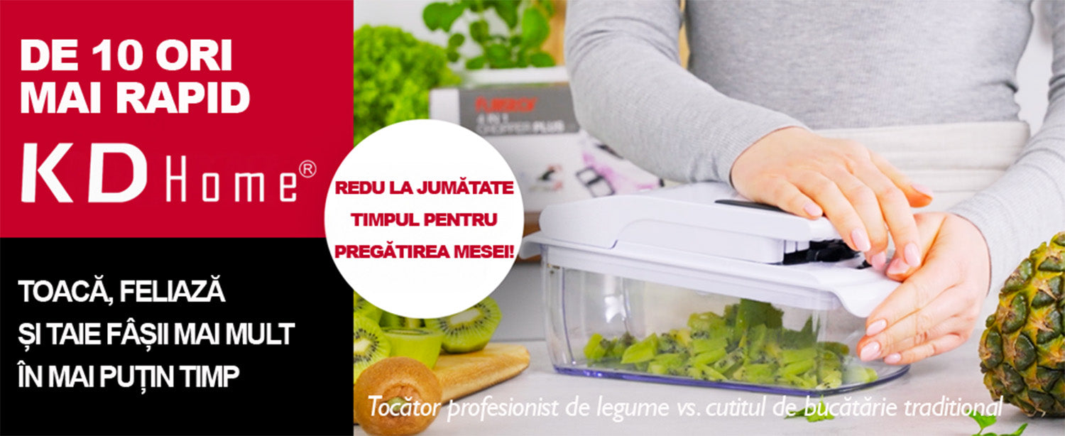 Tocator de Legume 4 in 1 Profesional KD Home ChopMaster Tocator de Legume 4 in 1 Profesional KD Home ChopMaster